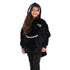 Snuggs Kids Blanket Hoodie Black عربية فول